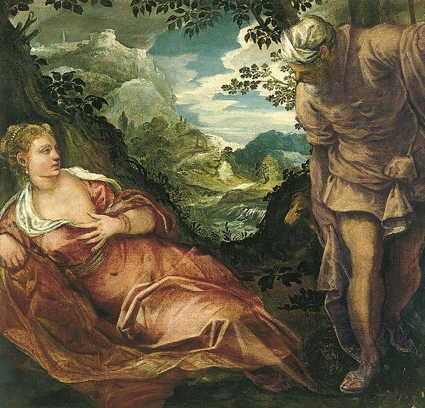 Jacopo Tintoretto Tamar und Juda Germany oil painting art